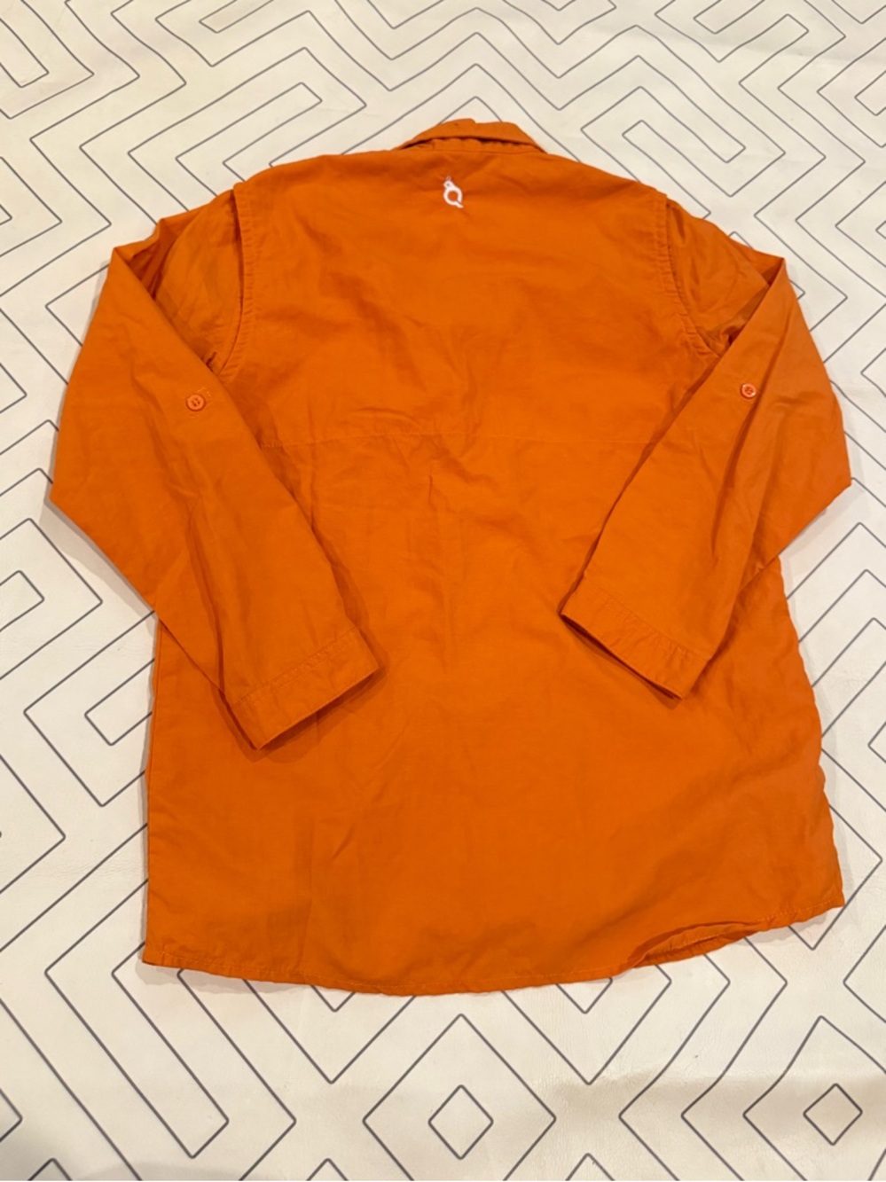 Blue Quail Burnt Orange Ranch Button Down - Picture 11 of 14